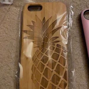 Wooden pineapple iPhone 6(?) case!